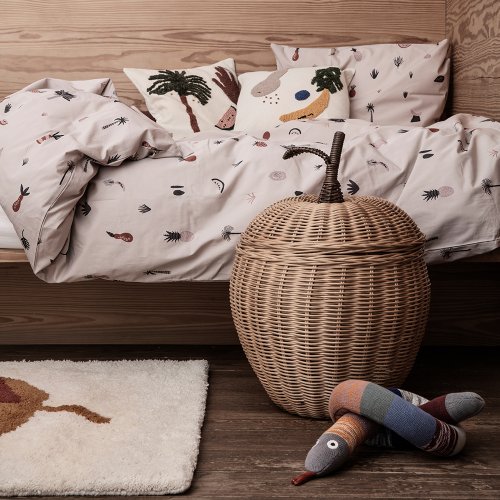 Panier de rangement tressé Pomme