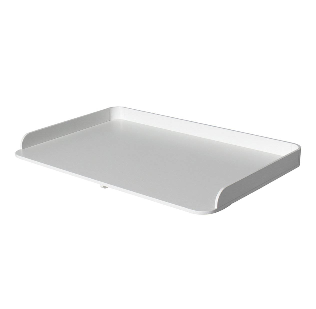 Grand plan à langer Wood - Blanc