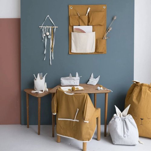 Panier de rangement Ours Bear - Ocre