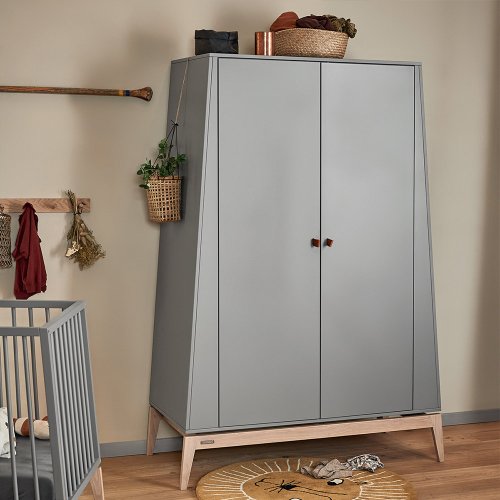 Grande Armoire Luna - Gris