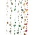 Guirlande bubble en papier lokta - Jade/Pollen/Naturel