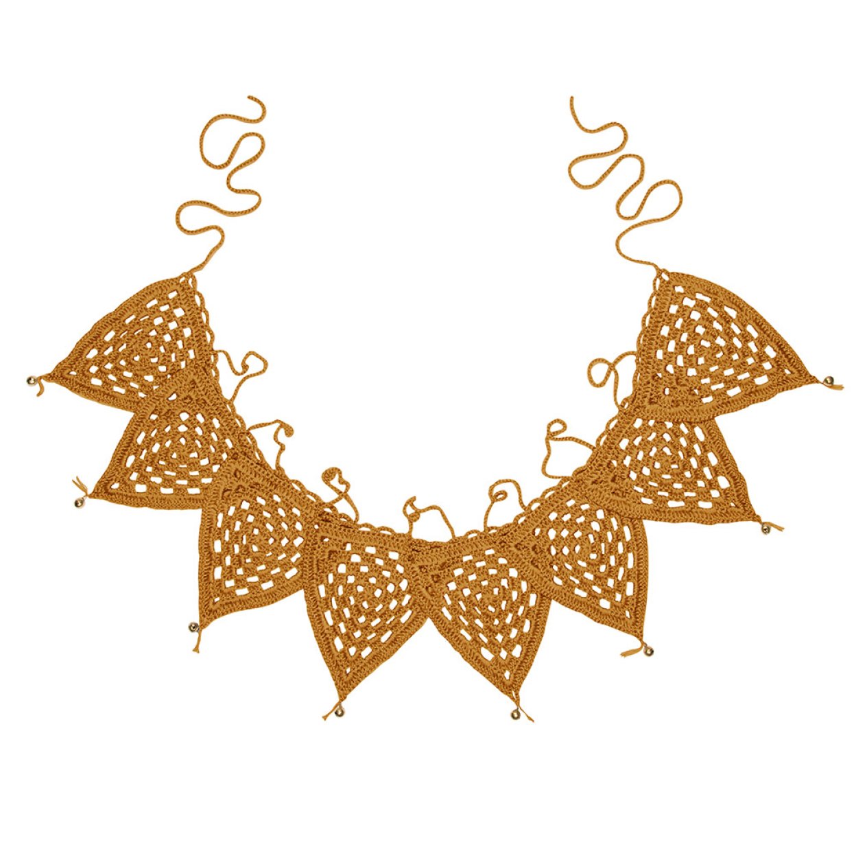 Guirlande Fanions en Crochet - Or