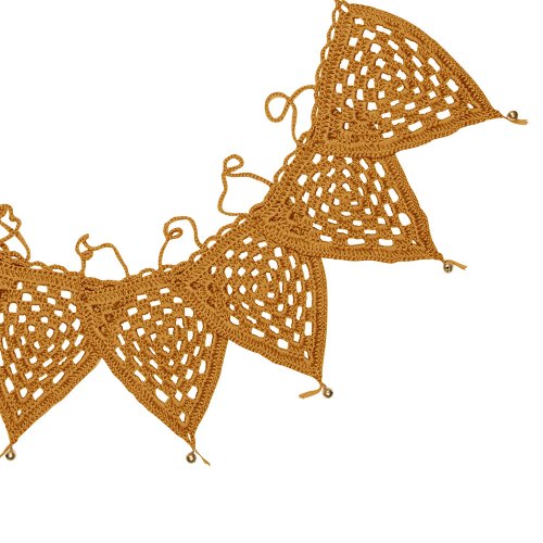 Guirlande Fanions en Crochet - Or