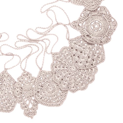 Guirlande en Crochet - Rose poudré
