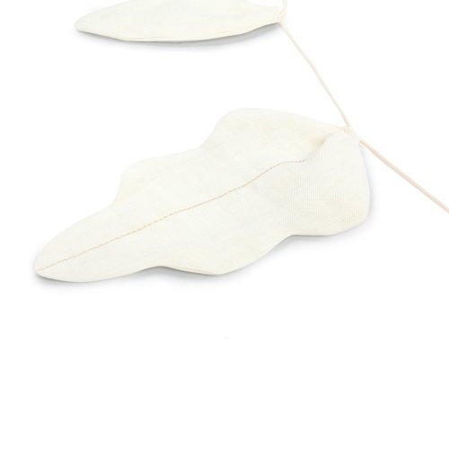 Guirlande Feuilles Lin Français - Blanc