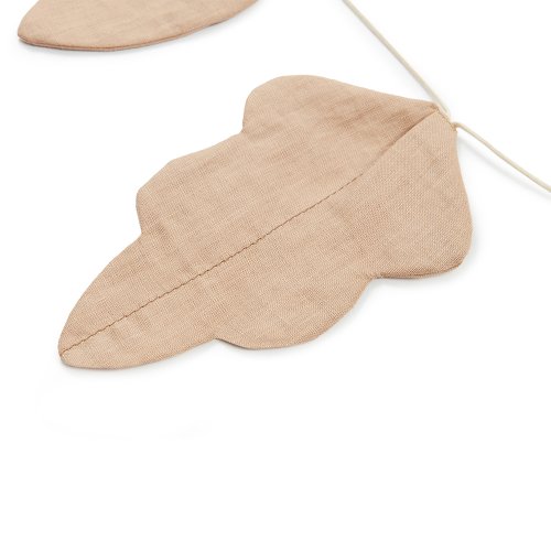 Guirlande Feuilles Lin Français - Sand