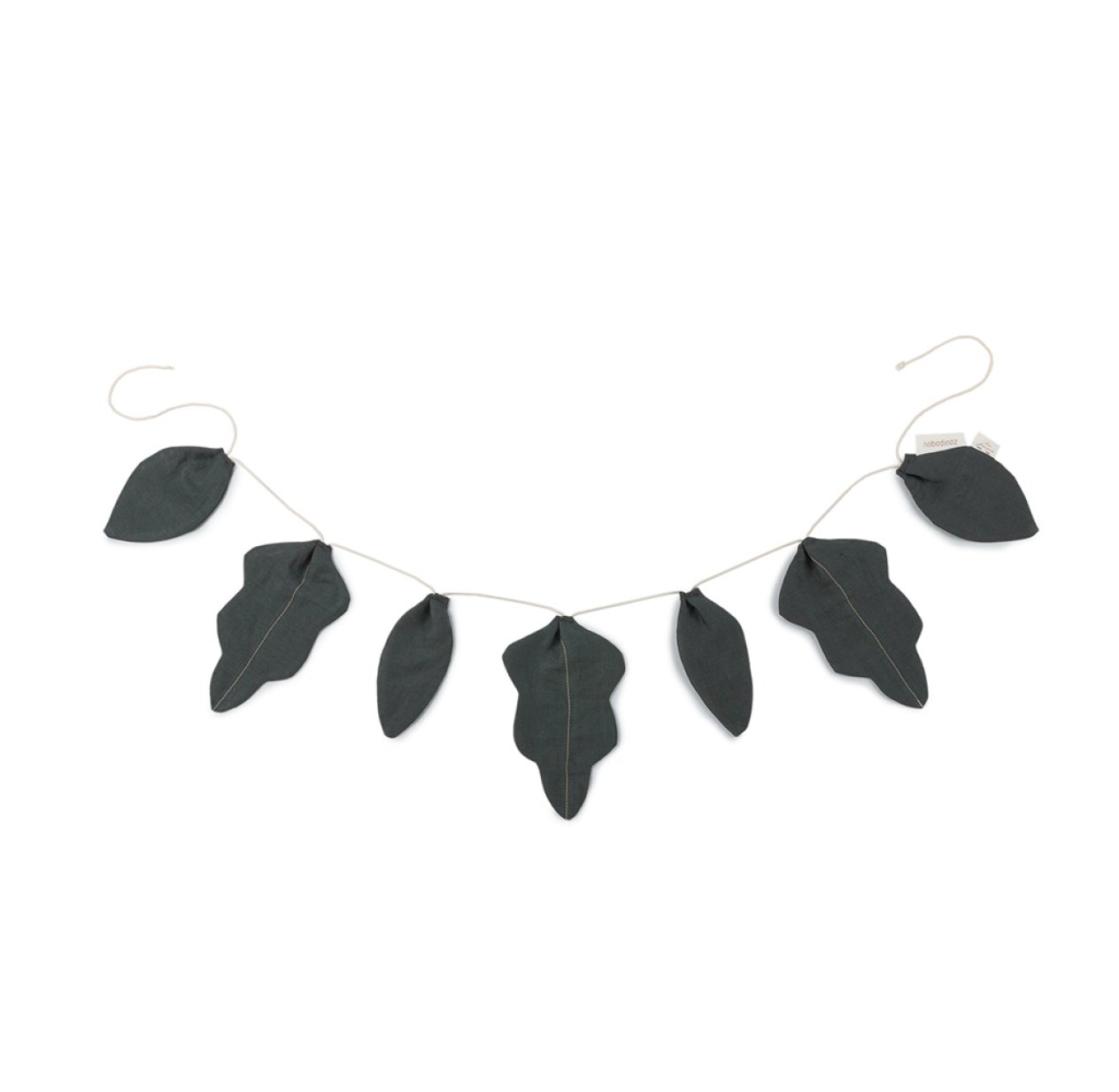 Guirlande Feuilles Lin Français - Green Blue