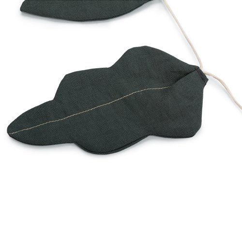 Guirlande Feuilles Lin Français - Green Blue