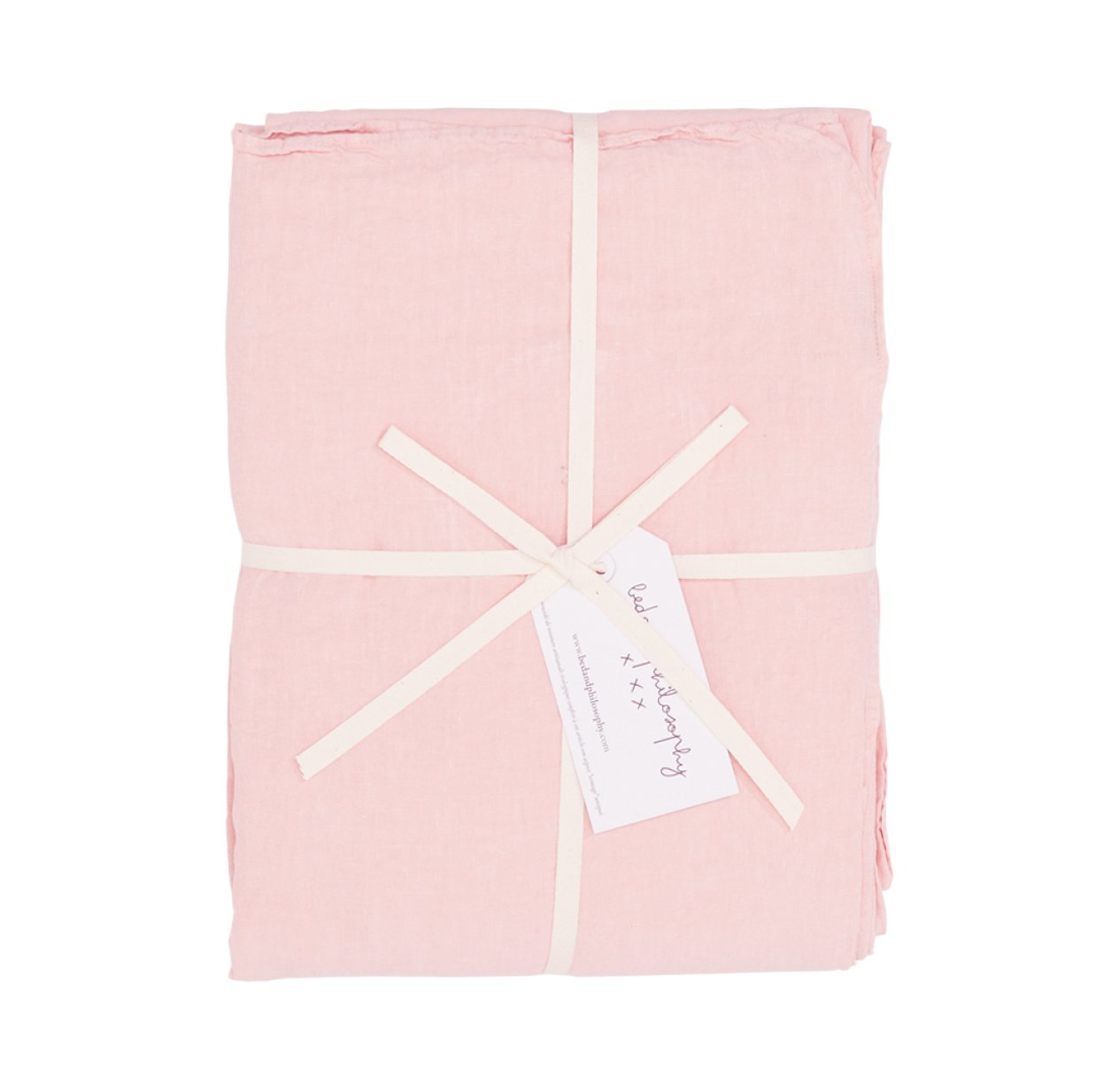 Drap plat Harlem blush - Rose