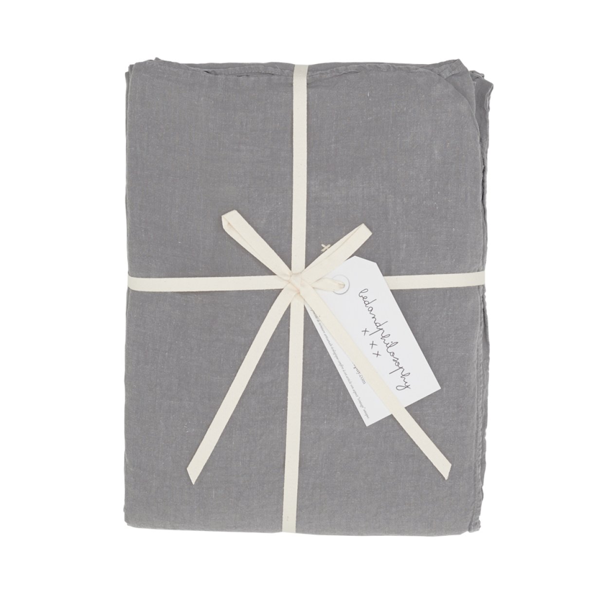 Drap plat Harlem orage - Gris