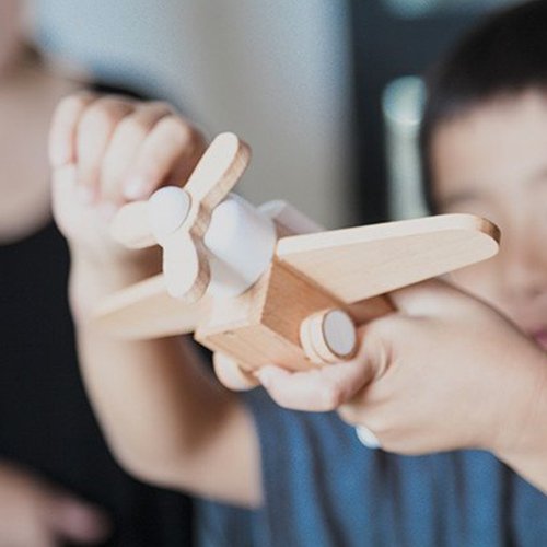 Avion à Hélice Hikouki - Blanc