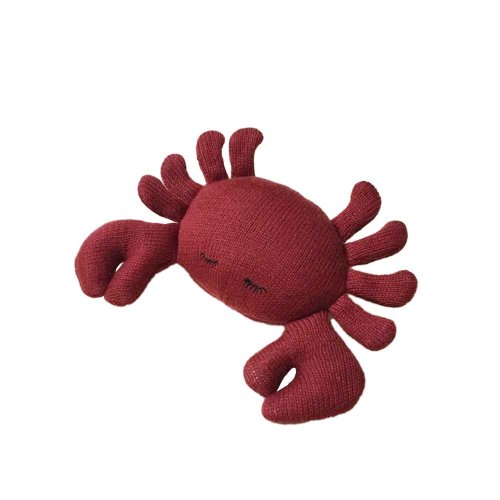 Mini doudou hochet Crabe