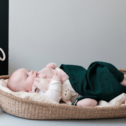 Hochet Lapin - Rose Clair