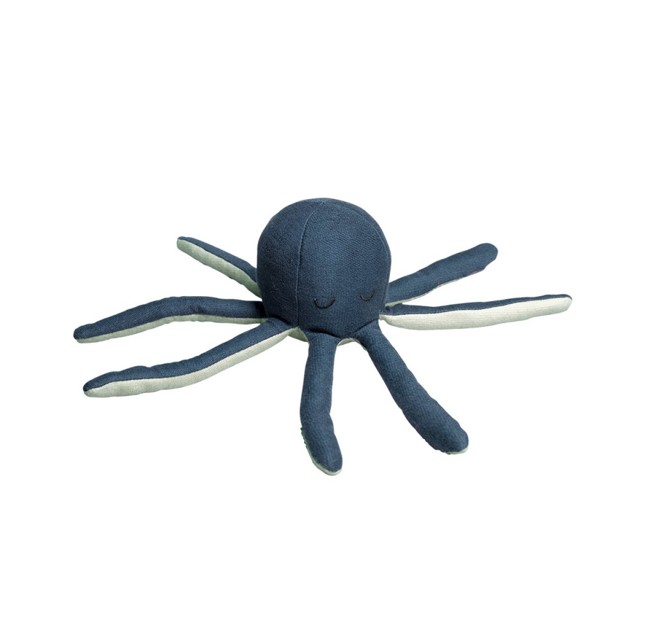 Hochet Octopus - Bleu pétrole