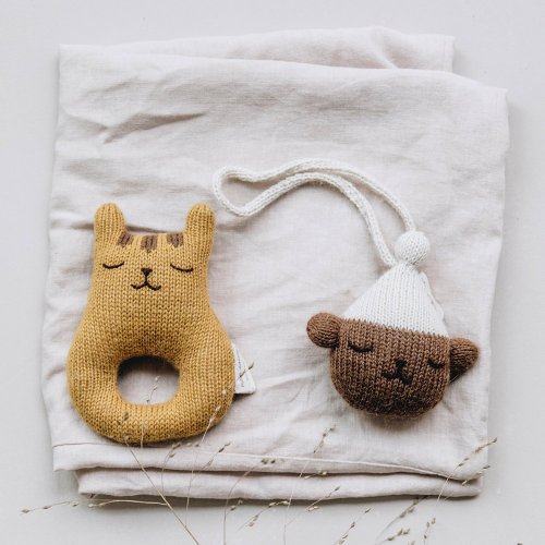 Hochet à suspendre Ourson