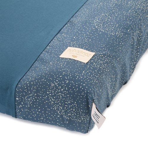 Matelas à langer bébé Calma bubble Elements - Bleu marine