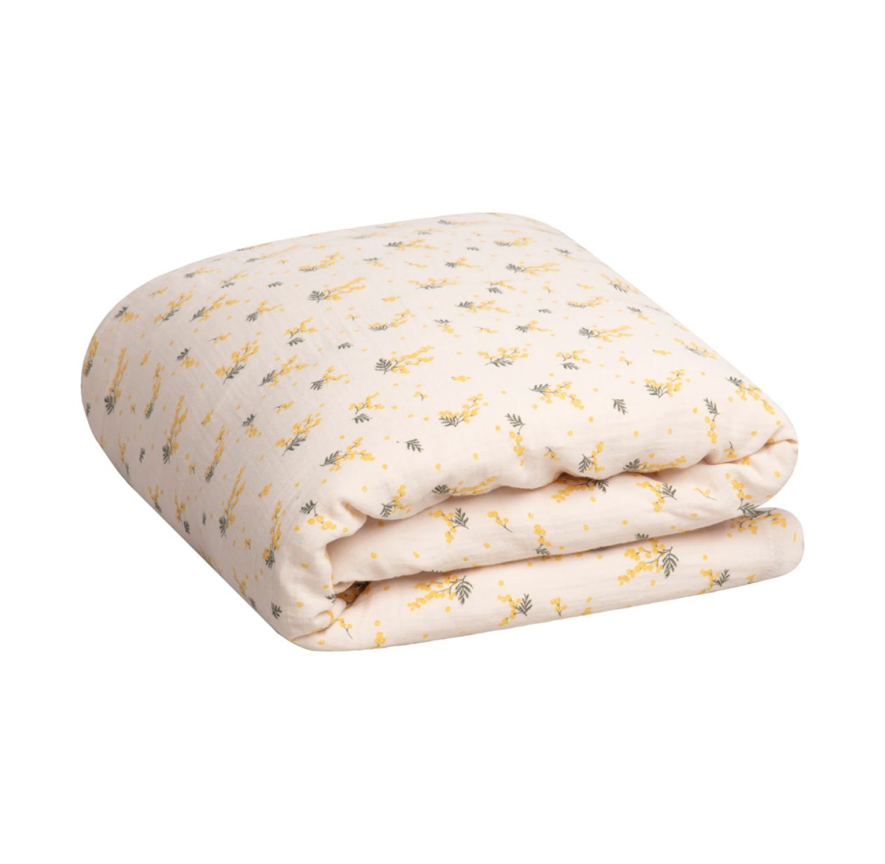 Housse de couette double mousseline - Mimosa
