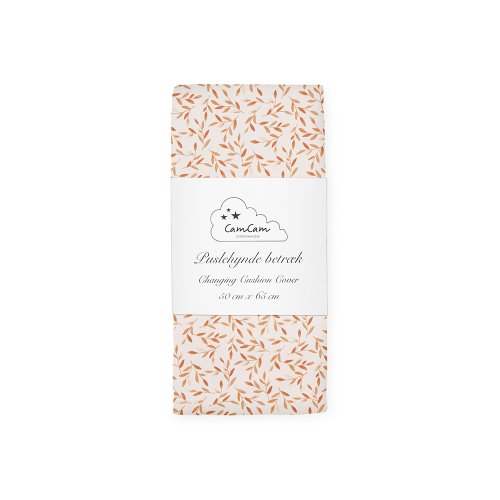 Housse de Matelas à langer Caramel Leaves