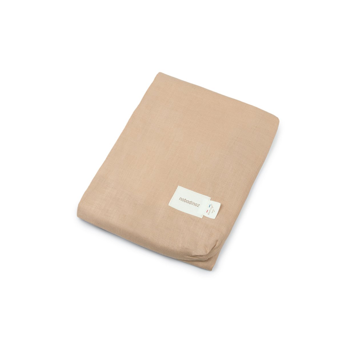 Housse de Matelas à langer Lin Français - Sand