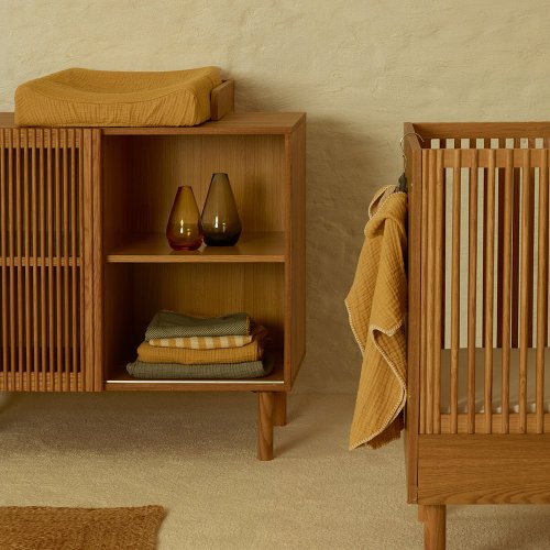 Housse de Matelas à langer réversible - Safran