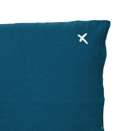 Coussin XL carré Hug piscine - Bleu