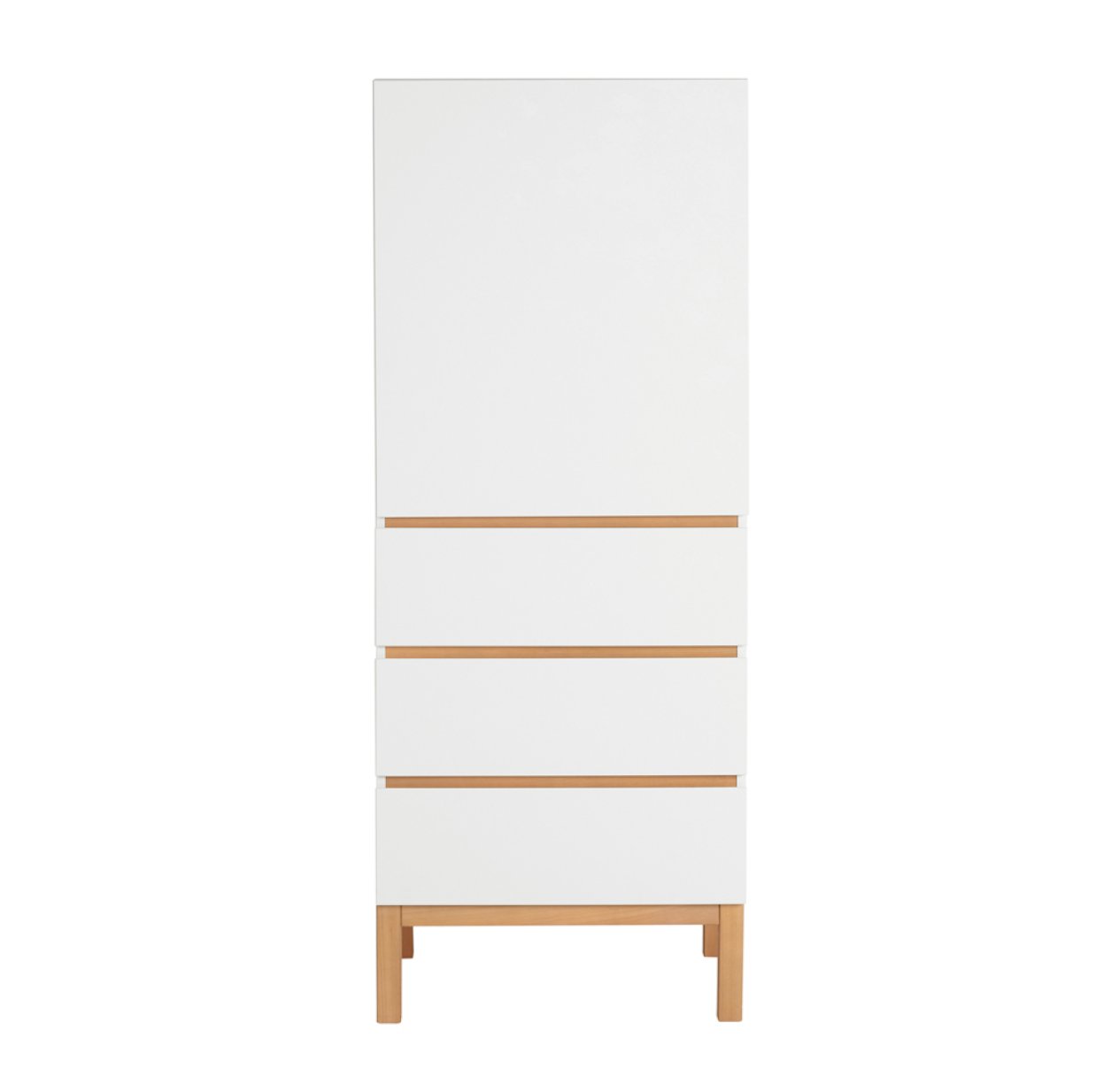 Armoire 1 porte Indigo - Blanc
