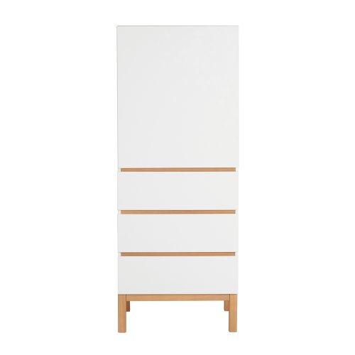 Armoire 1 porte Indigo - Blanc
