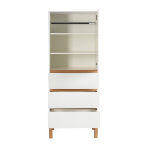 Armoire 1 porte Indigo - Blanc