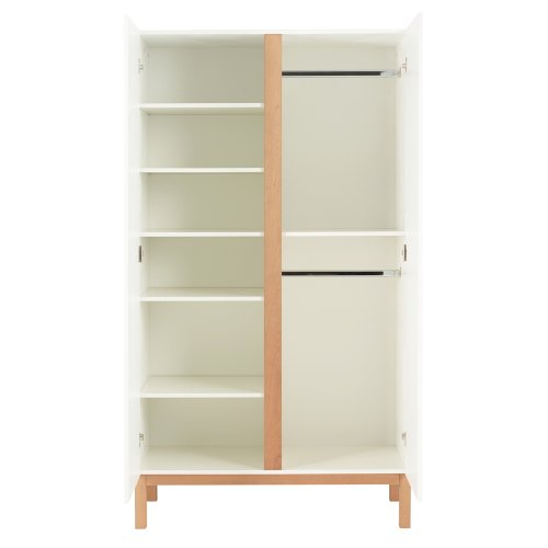 Armoire 2 portes Indigo - Blanc