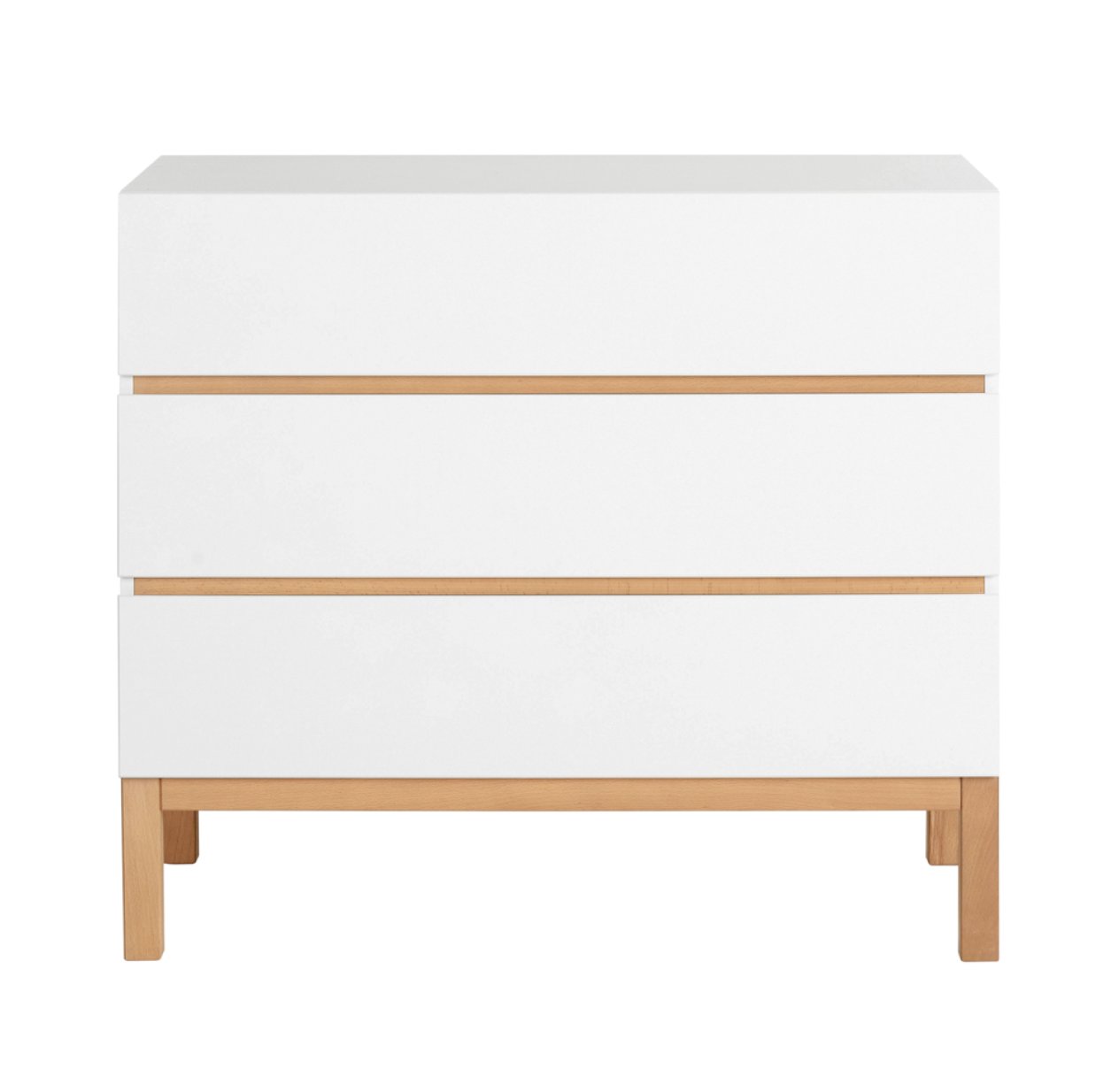 Commode à langer 3 tiroirs Indigo - Blanc