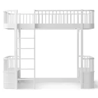 Lit mezzanine Wood Original - Blanc