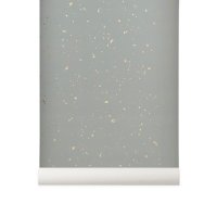 Papier peint Confettis - Gris