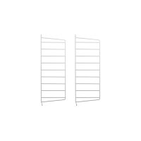 Pack 2 portants muraux 50 x 20 cm - Blanc