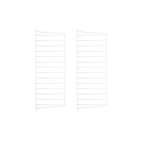 Pack 2 portants muraux 75 x 30 cm - Blanc