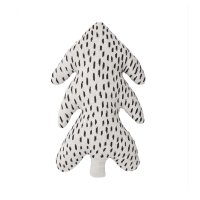 Coussin pin Pine no whine - Gris clair