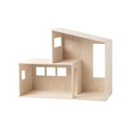 Maison de poupée / étagère Funkis House - Naturel