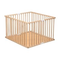 Parc pliant Gaby - Hêtre vernis