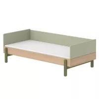 Lit enfant canapé Popsicle - Chêne/Kiwi