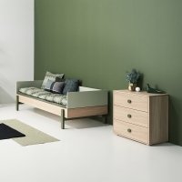 Lit enfant canapé Popsicle - Chêne/Kiwi