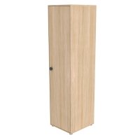 Armoire haute simple Popsicle - Chêne/Blueberry