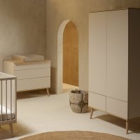 Armoire Flow - Argile / Chêne