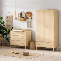 Armoire 2 portes Tela - Chêne