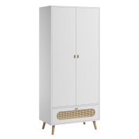 Armoire 2 portes Canne - Blanc