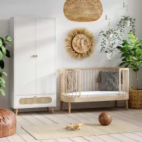Armoire 2 portes Canne - Blanc