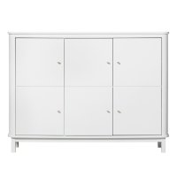 Armoire multi-rangement Wood - Blanc