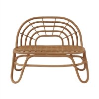 Banc enfant en rotin Rainbow