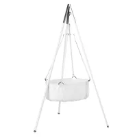 Berceau suspendu Leander avec matelas et sangles - Blanc