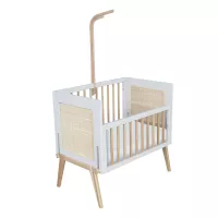 Berceau Cododo cèdre et rotin Marélia - Lune