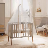 Berceau Cododo cèdre et rotin Marélia - Lune