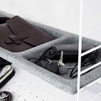 Etagère Bowl 78 x 30 cm - Gris clair